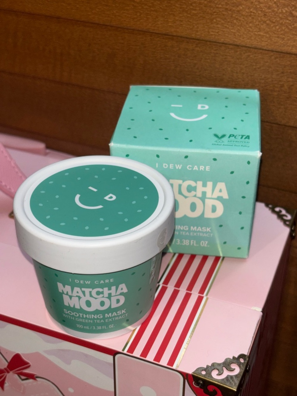 I Dew Care Matcha Mood Soothing Green Tea Wash-Off Mask - Picture 2 of 2